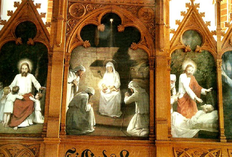 johan krouthen altartavla i hallestads kyrka France oil painting art
